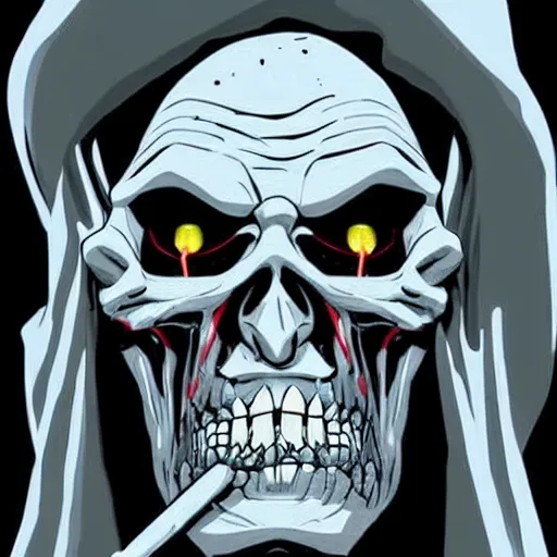 Image similar to the crypt keeper