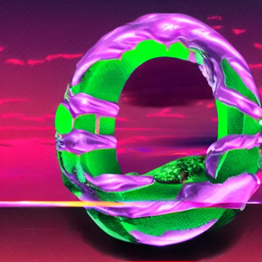 Prompt: vaporwave elden ring