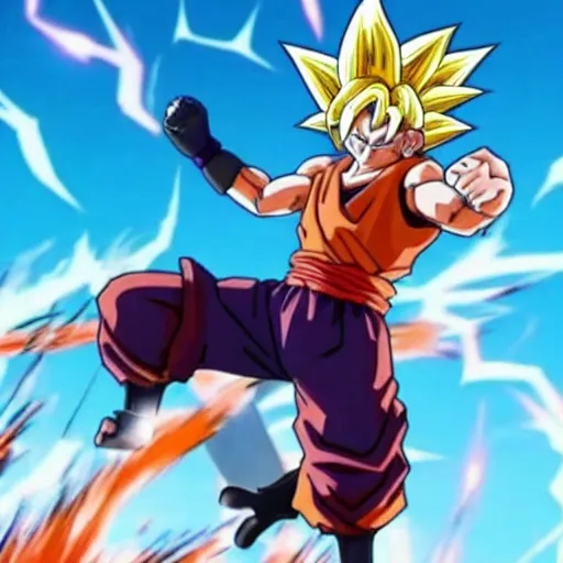 Image similar to goku in fortnite