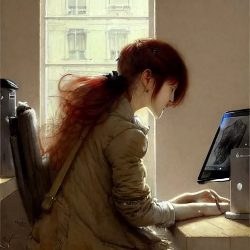 Prompt: ( ( ( ( ( 2 0 3 0 s customer service counter at a flagship retail interior samsung microsoft apple muted colors. ) ) ) ) ) by jean - baptiste monge!!!!!!!!!!!!!!!!!!!!!!!!!!!