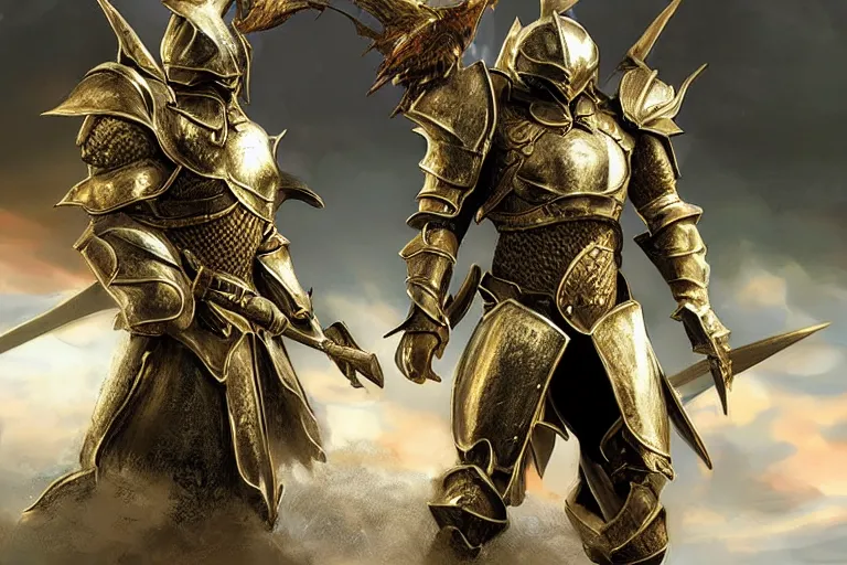 Image similar to armor, fantasy, painting, ultra realistic!!!, clear weather, golden hour, sharp focus