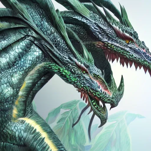 Image similar to a jungle dragon, photorealistic hd image