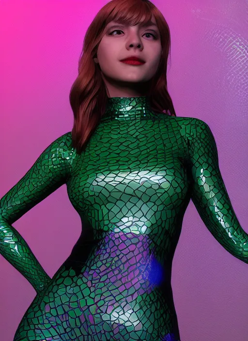 Prompt: Liz from Stayc as Gwen Stacy, glossy intricate design, digital art, smooth vibrancy, high detail texture, lighting, 8k, unreal engine 5 rendered, marmoset toolbag rendered, octane rendered, trending in ArtStation, Art Style by Popularity_Choi and Ian Sprigger