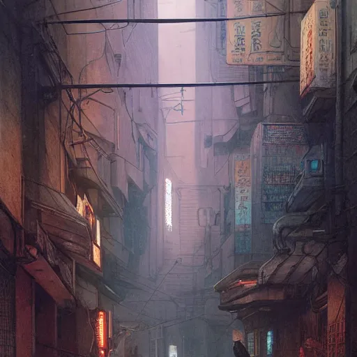 Image similar to portrait of masked byzantine blade runner 2 0 4 9 on the art deco streets of the neo tokyo during the festival of cybermasks, award - winning realistic sci - fi concept art by beksinski, bruegel, greg rutkowski, alphonse mucha, and yoshitaka amano