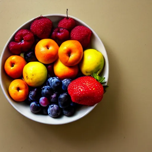 Image similar to a bowl of fruit