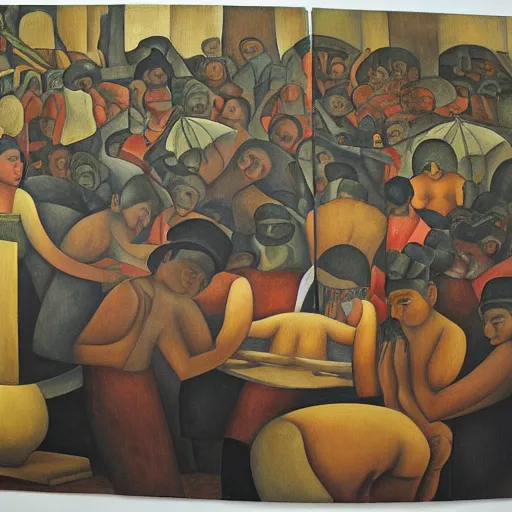 Image similar to diego rivera painting never seen before