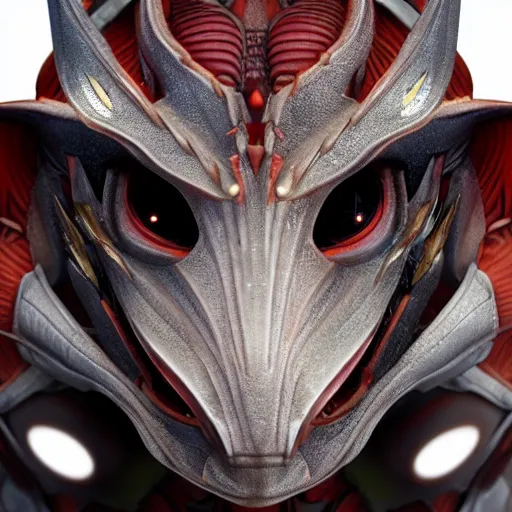 Image similar to stunning cinematic realistic close upward shot of a beautiful hot anthropomorphic robot female dragon, well designed highly detailed cute female dragon head with slick eyes, looking down at the camera with a smirk, well armored, detailed claws, high quality, HD octane render, fantasy, furry art, Artstation, Deviantart, Furaffinity