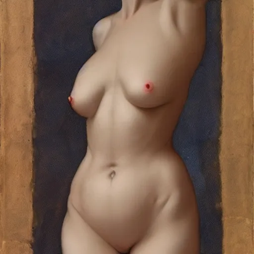 Image similar to Elisa singe, body strip renaissance art, realistic detailed,