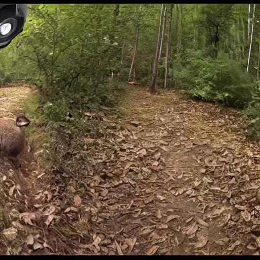 Image similar to mario trailcam footage