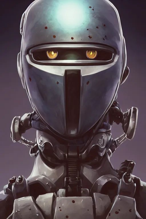 Image similar to epic mask helmet robot ninja portrait stylized as fornite style game design fanart by concept artist gervasio canda, behance hd by jesper ejsing, by rhads, makoto shinkai and lois van baarle, ilya kuvshinov, rossdraws global illumination radiating a glowing aura global illumination ray tracing hdr render in unreal engine 5