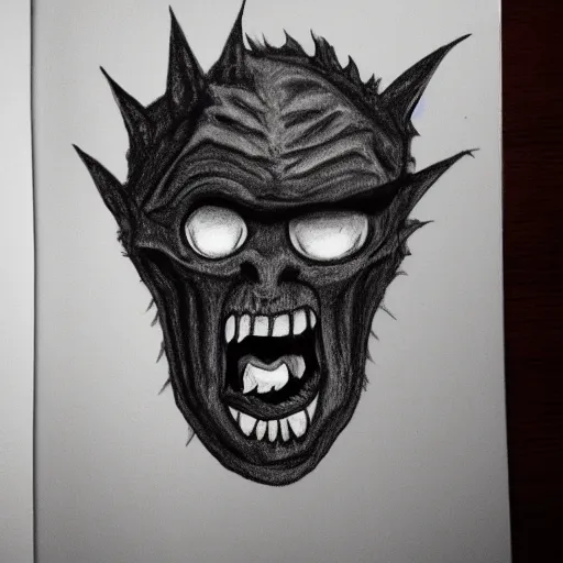 Image similar to i forgot what i was drawing and made a monster. help!!