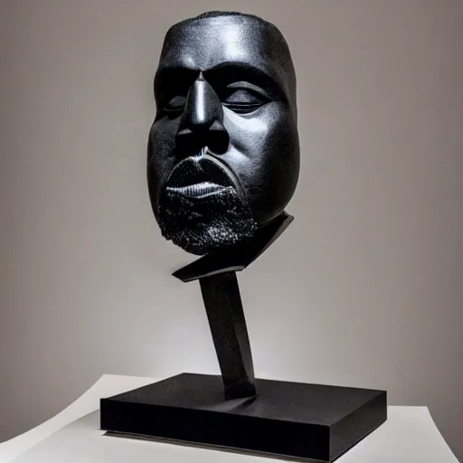 Prompt: abstract sculpture, by kanye west,