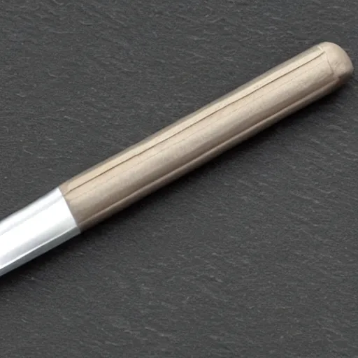 Prompt: a product photo of a reed pen exacto knife by junji ito, ethereal eel klaus nomi