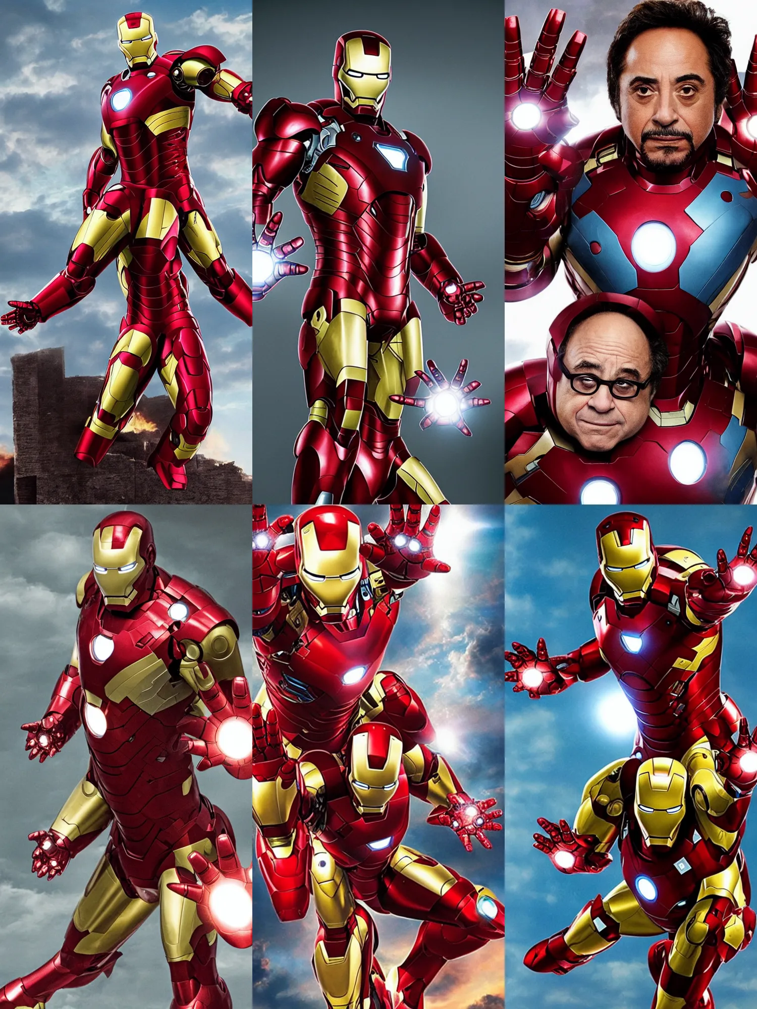Prompt: Danny Devito as Iron Man