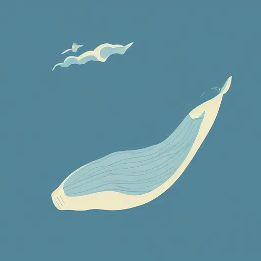 Prompt: digital drawing of a flying whale over a house, very detailed, realistic illumination, clean cel ahaded vector art