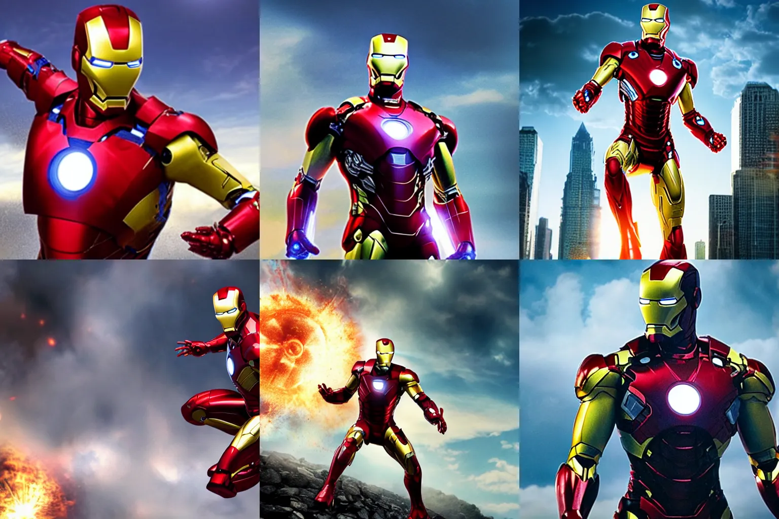 Prompt: Ultra Man as Iron Man's replacement, cinematic, action shot, movie still