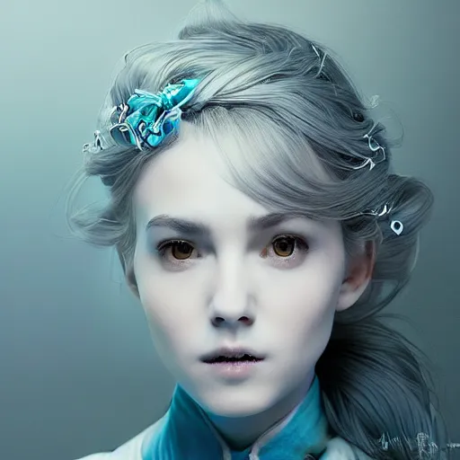 Image similar to the portrait of a blueberry that resembles an absurdly beautiful, graceful, elegant, sophisticated irene girl, an ultrafine hyperdetailed illustration by kim jung gi, irakli nadar, intricate linework, bright colors, octopath traveler, final fantasy, unreal engine 5 highly rendered, global illumination, radiant light, detailed and intricate environment