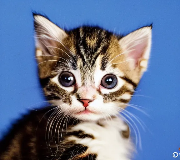 Image similar to An extremely cute kitten as a cartoon character in a Disney animated film; masterpiece; f/1.4; 90mm