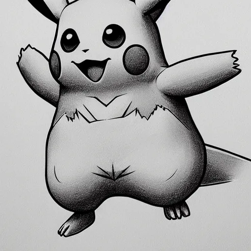 Image similar to anatomy of pikachu, huperdetailed sketch by Leonardo da Vinchi