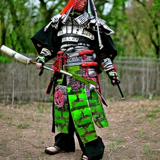 Image similar to acidpunk samurai