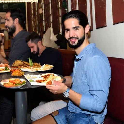 Image similar to isco alarcon eating tapas in sevilla