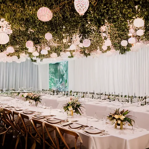 Image similar to ultra modern wedding reception