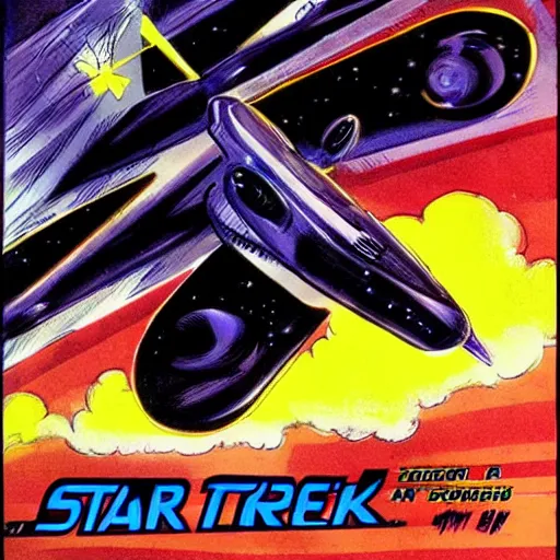 Prompt: star trek in the style of Gene Colan