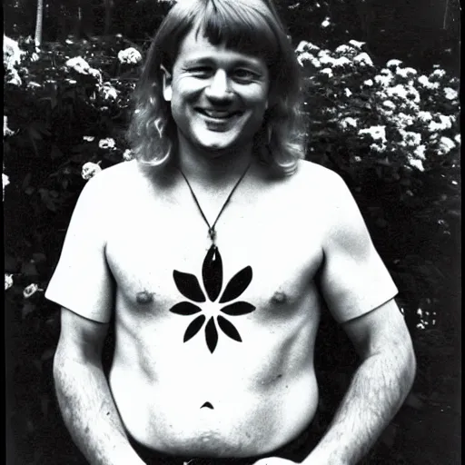 Prompt: stephen harper as a hippy, 1 9 6 0 s, photo, 3 5 mm