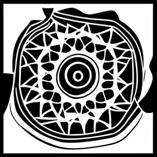 Image similar to mage hat vector art, minimalistic, black and white, clear edges