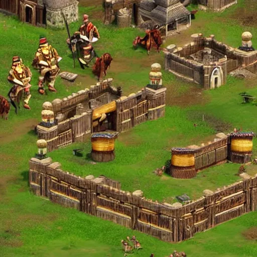 Image similar to McDonald's in age of empires