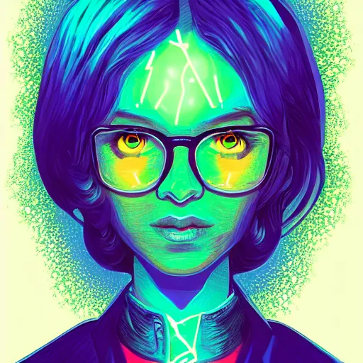 Image similar to skill magic geek inside matrix deepdream radiating a glowing aura stuff loot legends stylized digital illustration video game icon artstation lois van baarle, ilya kuvshinov, rossdraws,