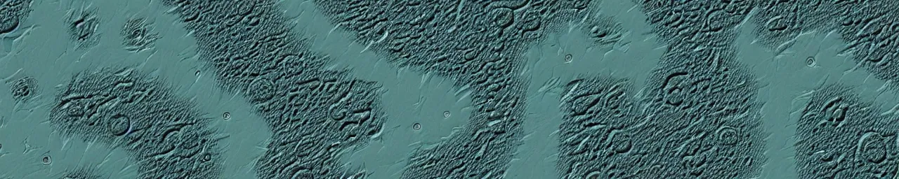 Prompt: retro sci-fi alien world 3d topographical map