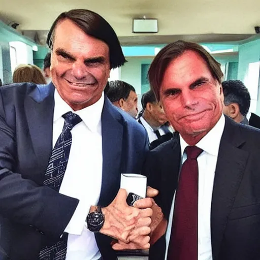 Image similar to Bolsonaro+DarthVader