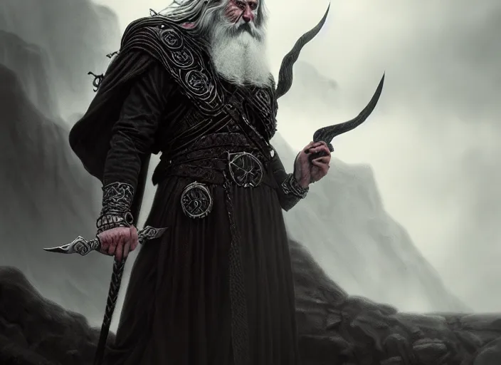Prompt: odin, the allfather, illustration, high quality, details, intricate, atmosphere, highly detailed, matte painting, cinematic, digital painting, deviantart, realistic, photorealistic, concept art