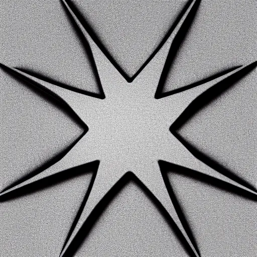 Prompt: 3 d render of a star in front of a white background, star centered in the center of the picture