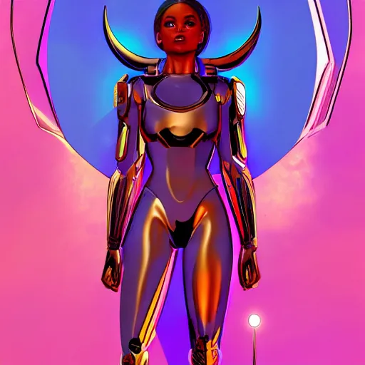 Image similar to 👩🏾🦱🛸, 8 0 s art deco, artstation, moebius + artgerm, hd,