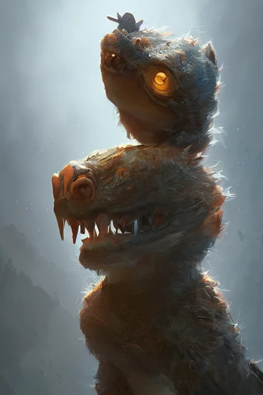 Prompt: portrait of a adorable super cute critter , dramatic lighting, cinematic, establishing shot, extremly high detail, photo realistic, cinematic lighting, post processed, concept art, artstation, matte painting, style by eddie mendoza, raphael lacoste, alex ross