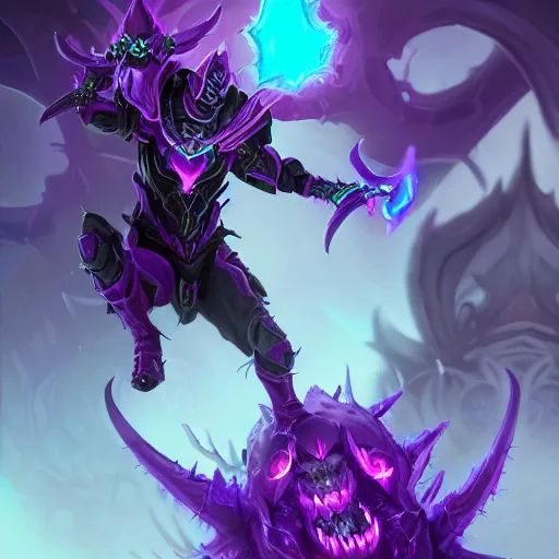 Image similar to arcane style void insects army, violet spike smoke, bright art masterpiece artstation. 8k, sharp high quality artwork in style of Jose Daniel Cabrera Pena and Greg Rutkowski, concept art by Tooth Wu, blizzard warcraft artwork, hearthstone card game artwork, violet flower, violet flower, violet flower, portal