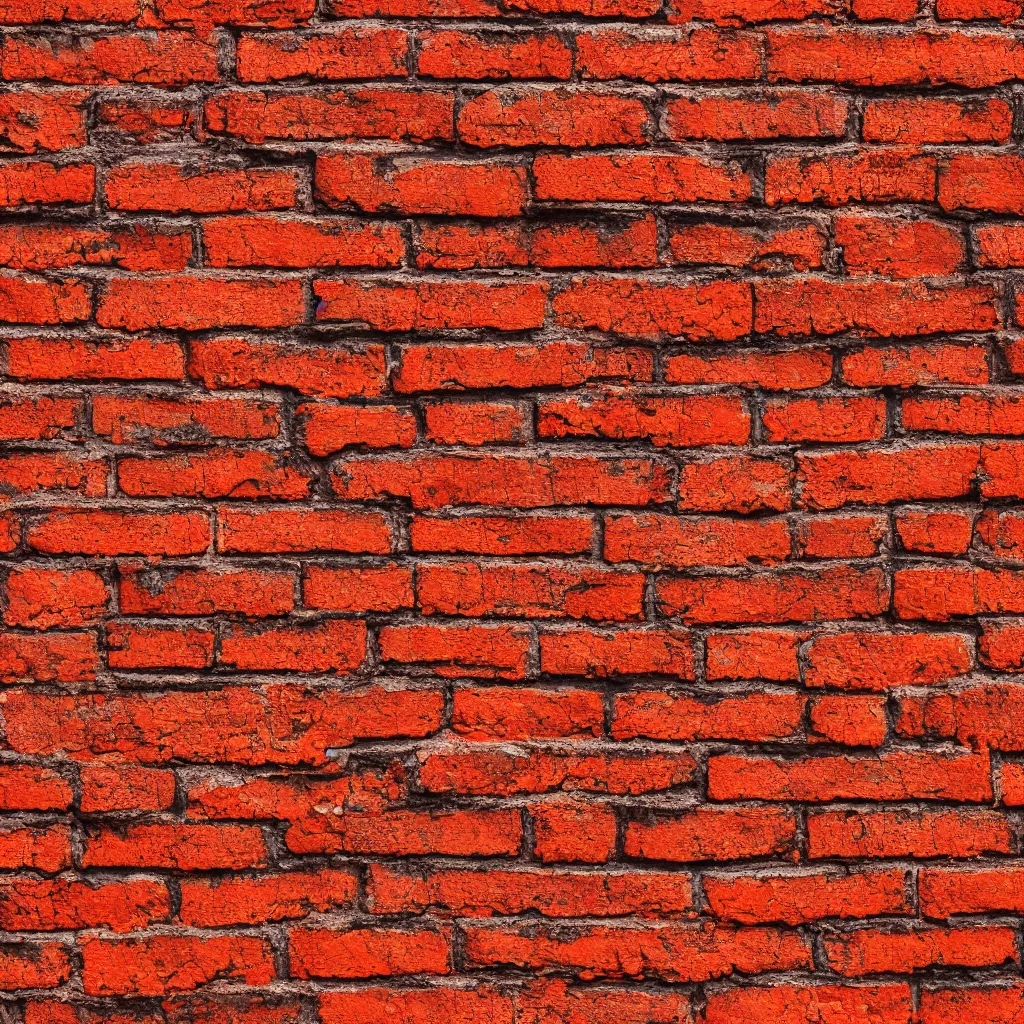 Prompt: orange brick texture, 4k