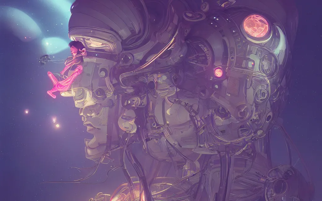 Image similar to astronaut girl catched an human structure alien inside an ufo, ssci-fi, neon light and fantasy, intricate and very very beautiful and elegant, highly detailed, digital painting, artstation, concept art, smooth and sharp focus, illustration, art by tian zi and WLOP and alphonse mucha