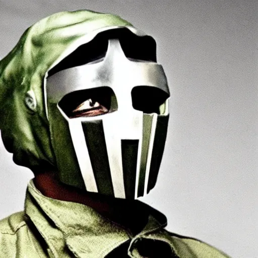 Image similar to mf doom in ww 2