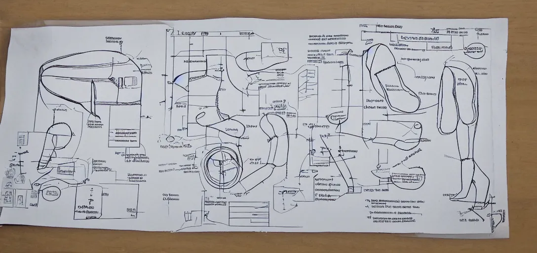 Prompt: Extremely complex instruction manual for a sock puppet, with numerous detailed schematic diagrams.