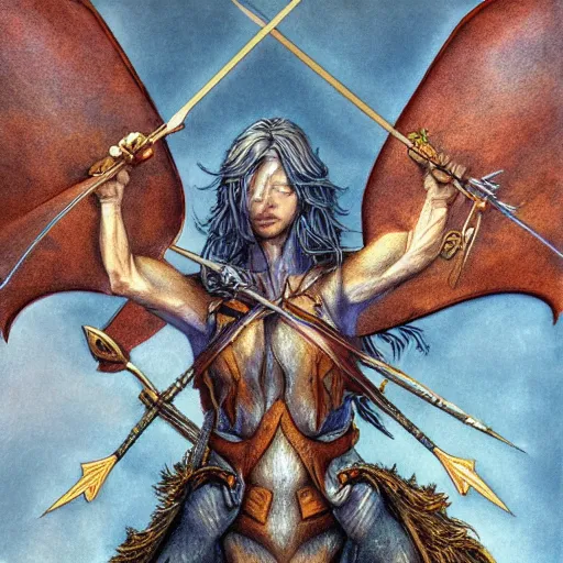 Image similar to detailed and sharp sagittarius the archer artistic zodiac artwork, mystic style, detailed, 8 k, detailed, symmetrical, by brian froud