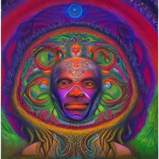 Image similar to ayahuasca visionary art, award winning oil painting