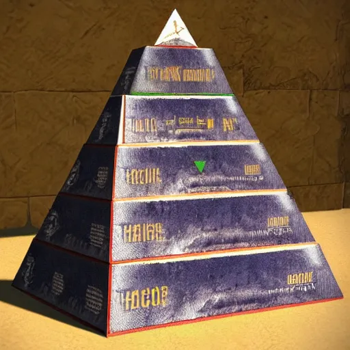 Prompt: oldschool 8 0 s pyramid!!! triangle!!! cardboard!!! soviet ussr milk pack, blue, red, white, in game pathologic 2