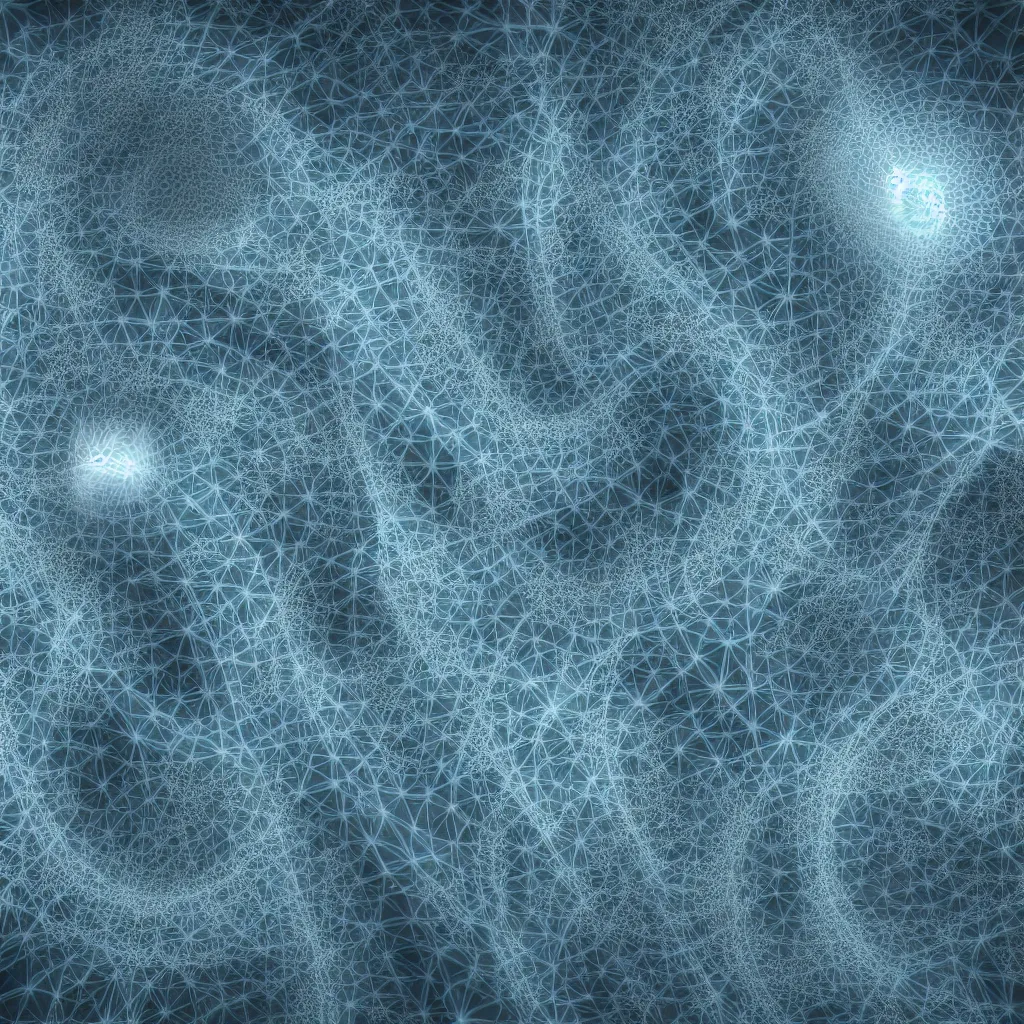 Image similar to impossible 3 d fractal, octane render