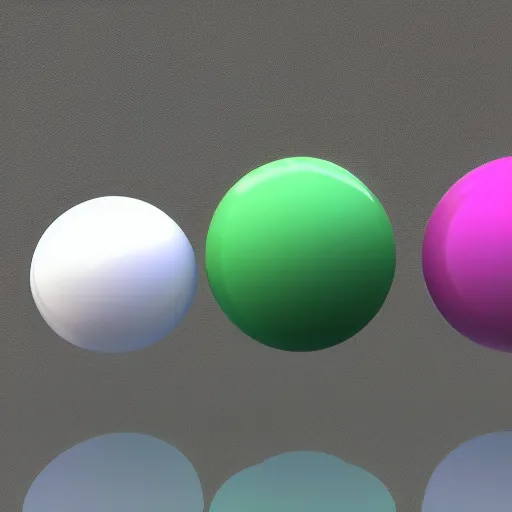 Image similar to three water spheres, hyper realistic render, transparent, refreshing, balanced, caustic