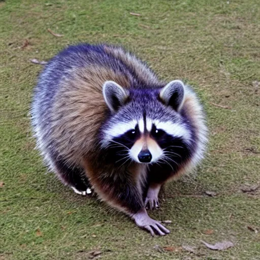 Prompt: Golden Retreiver Raccoon hybrid