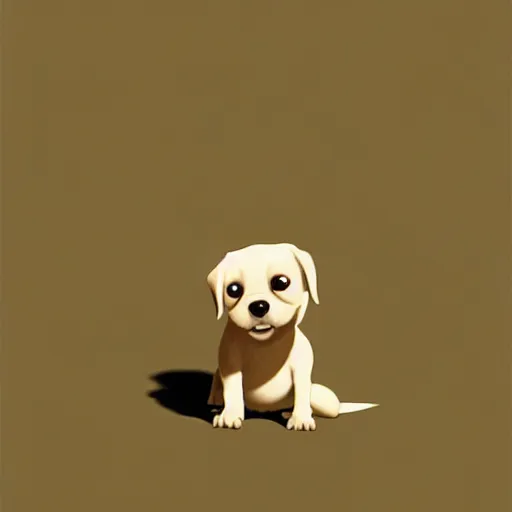 Prompt: goro fujita ilustration a cute puppy at home, painting by goro fujita, sharp focus, highly detailed, artstation