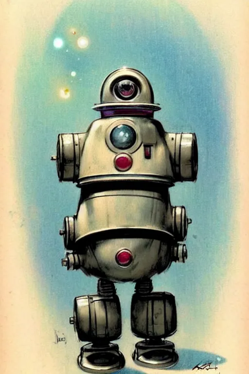 Image similar to ( ( ( ( ( 1 9 5 0 s robot b 9 robot maid rosey, lost in space robert kinoshita robby the robot. muted colors. ) ) ) ) ) by jean - baptiste monge!!!!!!!!!!!!!!!!!!!!!!!!!!!!!!